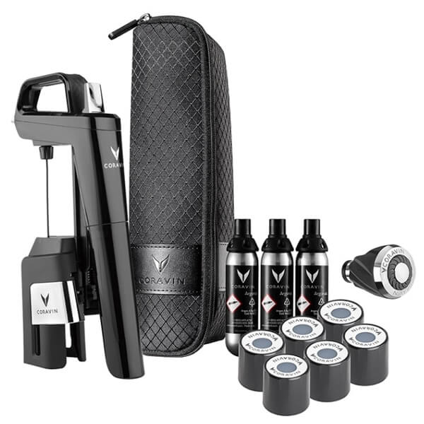 【ポイント最大+11%！】6周年！CORAVIN コラヴァン Timeless モデル6+ ピアノブラック ワイン保存システム 高純度アルゴン 正規アクセサリ