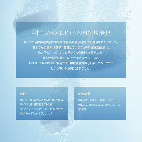 【当店最大16%+日曜5%】〜6/15(月)9:59！入浴剤 薬用 炭酸 Hot Bubble PRO (ホットバブルプロ） 15g ×90錠 3個セット 送料無料_2