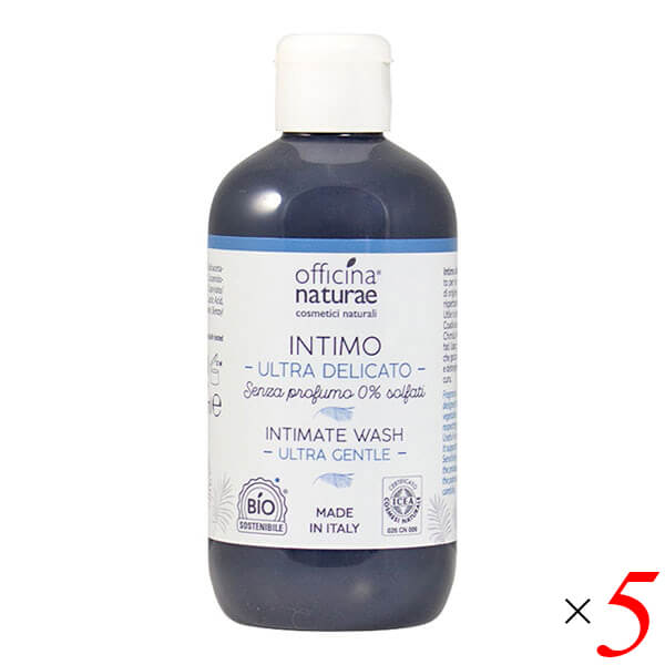 オフィチナナトゥーレ デリカート インティメイトウォッシュ 250ml 5本セット