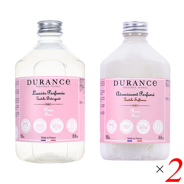 【当店最大16%+日曜5%】〜6/15(月)9:59！デュランス DURANCE ランドリーソープ 洗濯用洗剤 &amp; ソフナー 柔軟剤 セット 香り5種 2本セット