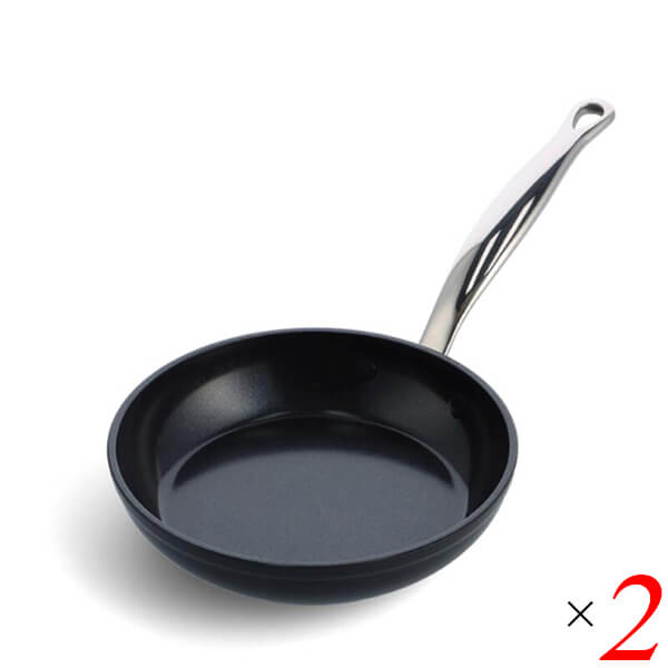 【当店最大16%+日曜5%】〜6/15(月)9:59！フライパン IH フッ素不使用 グリーンパン バルセロナプロ フライパン20cm 2個セット ゼンケン 送料無料