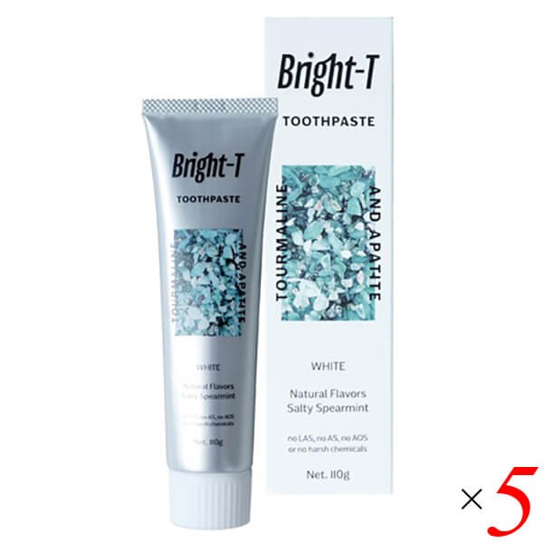Bright-T ブライトティー 薬用歯磨き粉 110g 5個セット 医薬部外品 送料無料のサムネイル
