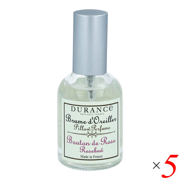 【当店最大16%+日曜5%】〜6/15(月)9:59！デュランス DURANCE コロンにもなる、ピローミスト 50ml 香り8種 5本セット フランス製 枕 リネン