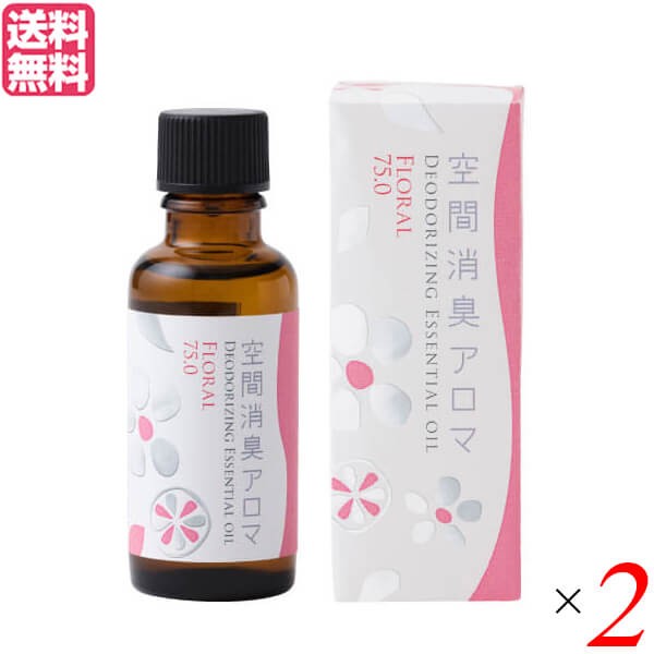 アロマ 芳香剤 ルームフレグランス 生活の木 空間消臭アロマ フローラル75.0 30ml 2個セット 送料無料の通販は