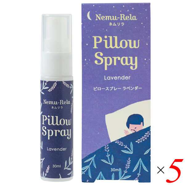 アロマ スプレー 枕 生活の木 ピロースプレー ラベンダー 30mL 5本セット 送料無料の通販は 5,100円