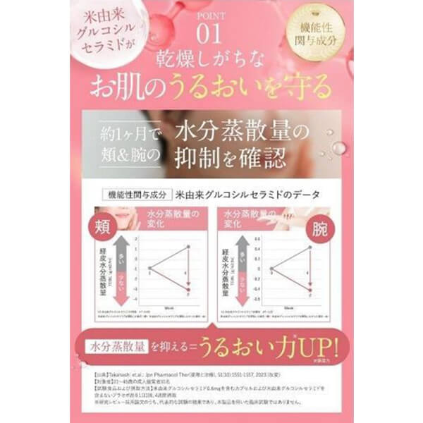 ボラケア バランス with セラミド ヒハツ α 30粒(30日分) 5個セット 機能性表示食品 肌 乾燥 保湿 むくみ 冷え 血流_3
