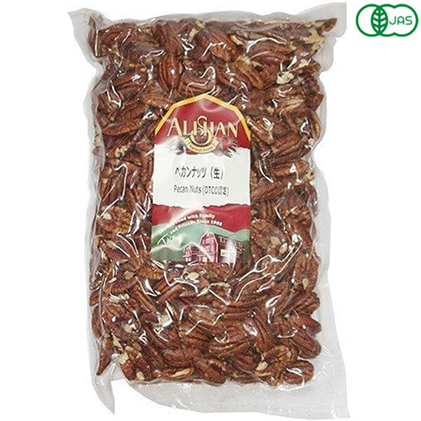 ナッツ ピーカン ピーカンナッツ アリサン 有機ペカンナッツ（生）1kg 送料無料の通販は 6,987円