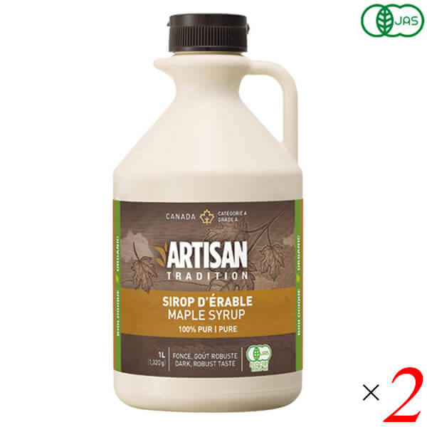 ミトク アーティザントラディションメープルシロップ 1320g(1L) 2本セット