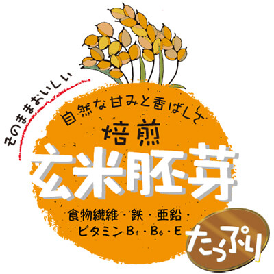 創健社 玄米胚芽 粉末 400g 20個セット 国産 焙煎 食物繊維_1