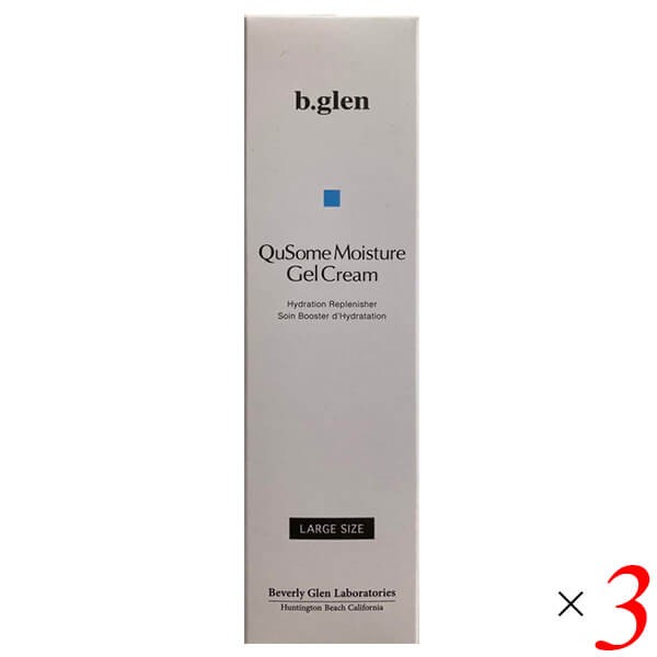 ビーグレン QuSomeモイスチャーゲルクリーム(Lサイズ) 44g 3個セット フェイスクリーム 保湿 肌荒れ 送料無料