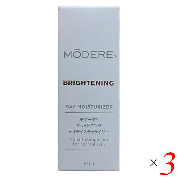 モデーア ブライトニング デイモイスチャライザー [SPF25・PA+++] 30ml 3本セット 医薬部外品 保湿 UV フラバンジェノール 送料無料の通販は