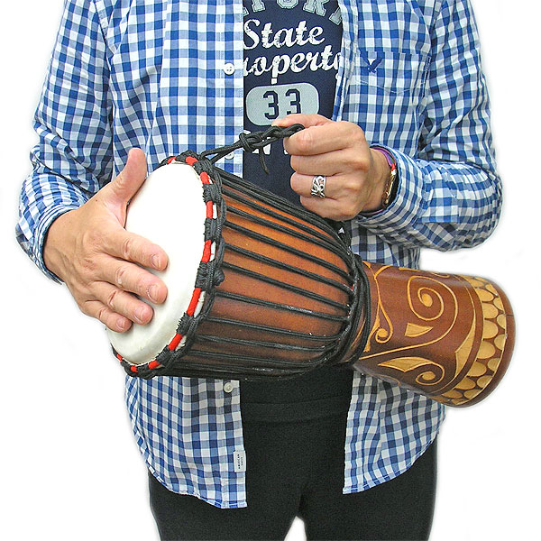 アジアの楽器 ジャンベ 太鼓 H 40cm 木彫り ブラウン アジアン バリ タイ エスニック 民族 ドラム 雑貨の通販はau Pay マーケット アジアン雑貨 インテリアangkasa