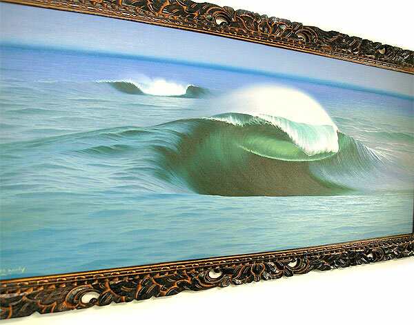 バリアート絵画 特大 横 『Big Wave』 Windy Special Order作品 [額横