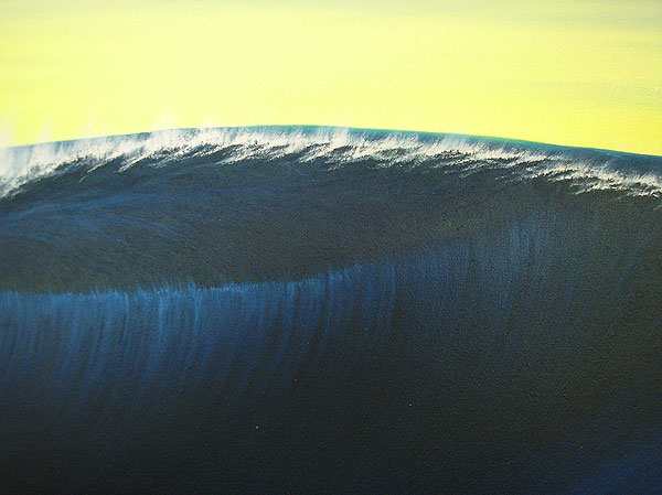 バリアート絵画特大横『Moonlight Big Wave』WindySpecial Order作品