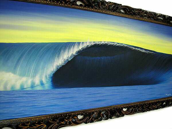 バリアート絵画特大横『Moonlight Big Wave』WindySpecial Order作品