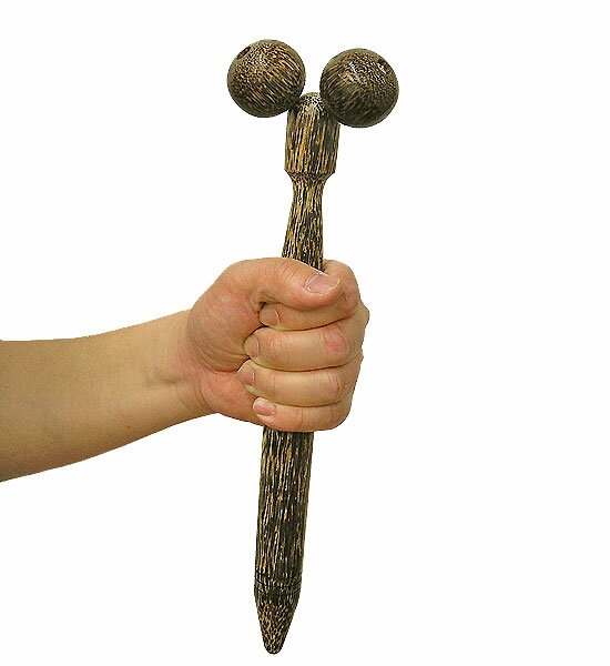 ツボ押しマッサージ棒 マッサージローラ 足ツボ棒 Lサイズ ココナッツ製 全長37cm タイ雑貨 バリ雑貨 アジアン雑貨 健康器具の通販はau Pay マーケット アジアン雑貨 インテリアangkasa