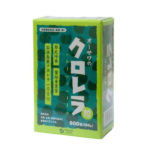 オーサワのクロレラ粒（石垣島産） 180g（200mg×900粒） 【オーサワジャパン】の通販は