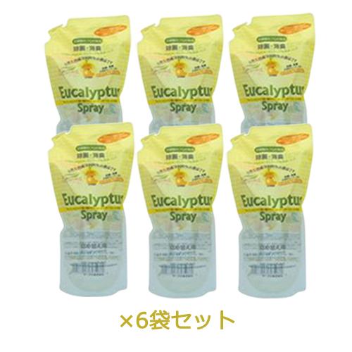 ユーカリプタススプレー 詰替え用 600ml×6袋セット ※送料無料（一部地域を除く）