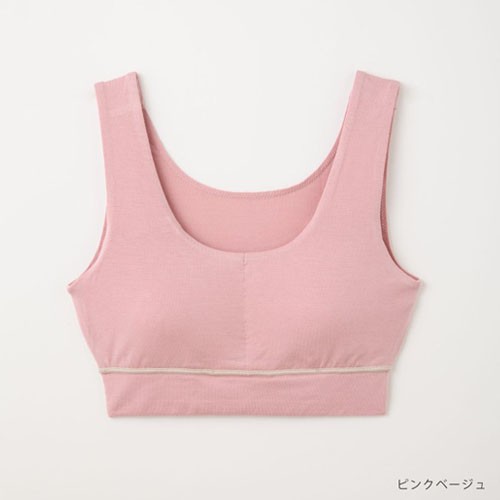 【竹布特典】コンフォートソフトブラ ピンクベージュ L 【ナファ生活研究所】の通販は 5,174円