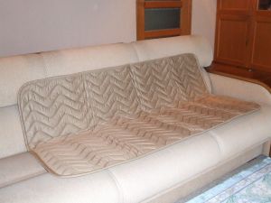 アルファウェーブ・スクエアパッド ベージュ（Lサイズ） Amazon.co.jp