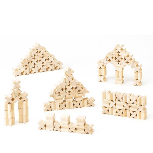 X（エックス）-BLOCKS・96・木箱入り（SE0009） 【セレクタ/SELECTA SPIELZEUG】※キャンセル不可※送料無料（一部地域を除く）