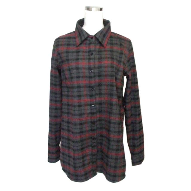 新品同様 Cecil Mcbee セシルマクビー タータンチェックネルシャツ ブラウス 黒 グレー 中古 の通販はau Pay マーケット Jimu