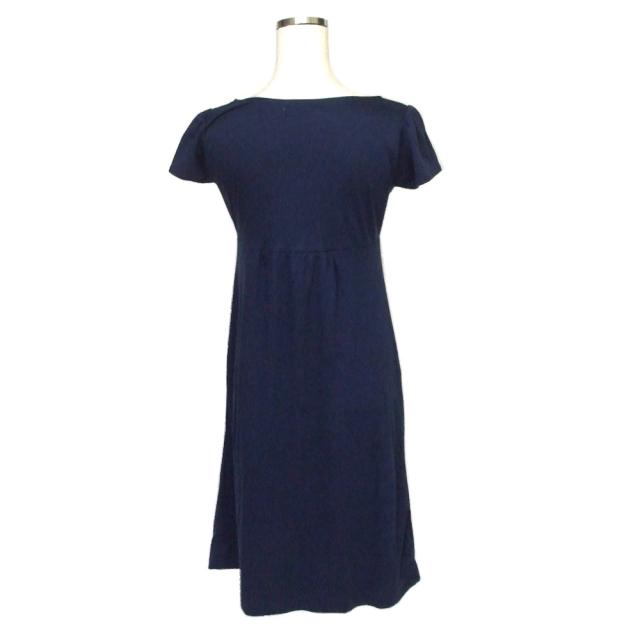 Natural Beauty Basic ナチュラルビューティーベーシック プレーンロングワンピース 半袖 紺 ネイビー 中古 の通販はau Pay マーケット Jimu