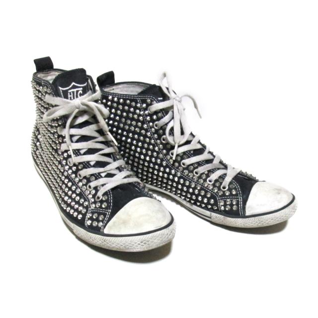 Htc エイチティーシー 30 スタッズスニーカー 黒 靴 Hollywood Trading Company アンティーク ヴィンテージ 1195 中古 の通販はau Pay マーケット Jimu