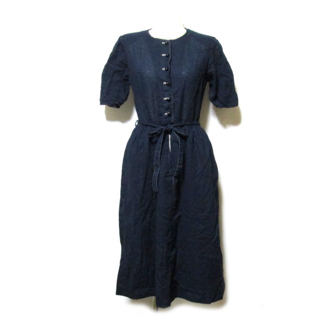Vintage Ungaro ヴィンテージ ウンガロ 7 パフスリーブワンピース 紺 ネイビー 半袖 1048 中古 の通販はau Pay マーケット Jimu