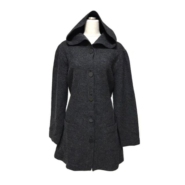 David Lawrence デヴィッド ローレンス フーデッドニットトレンチコート グレー 中古 の通販はau Pay マーケット Jimu