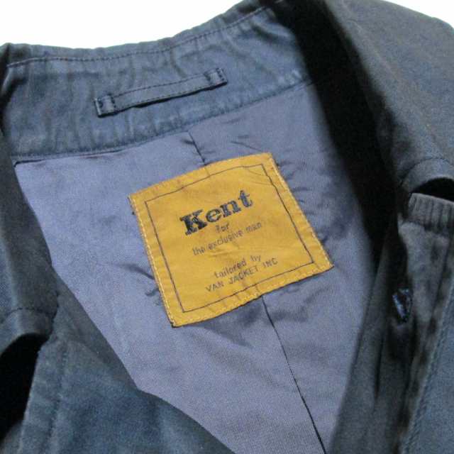 Vintage KENT by VAN ヴィンテージ ケント バイ ヴァン 定番 ステンカラーコート (ネイビー アイビー バンIVY )  124197 【中古】｜au PAY マーケット