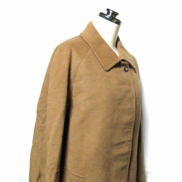 DAKS ダックス「11」定番 カシミヤ混ステンカラーロングコート