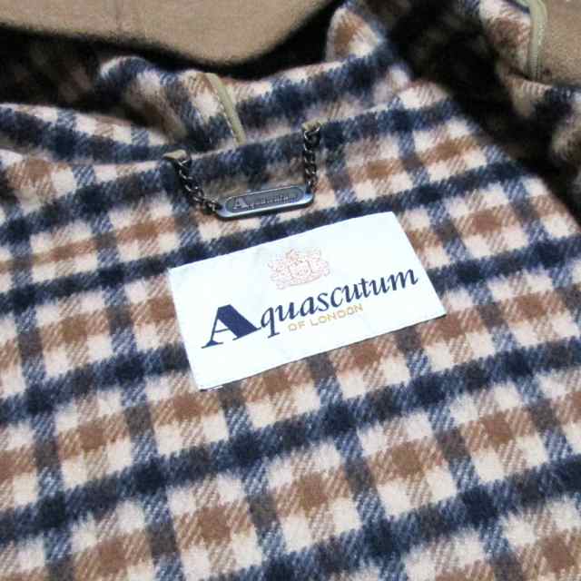 Aquascutum アクアスキュータム イギリス製 ダッフルコート (キャメル
