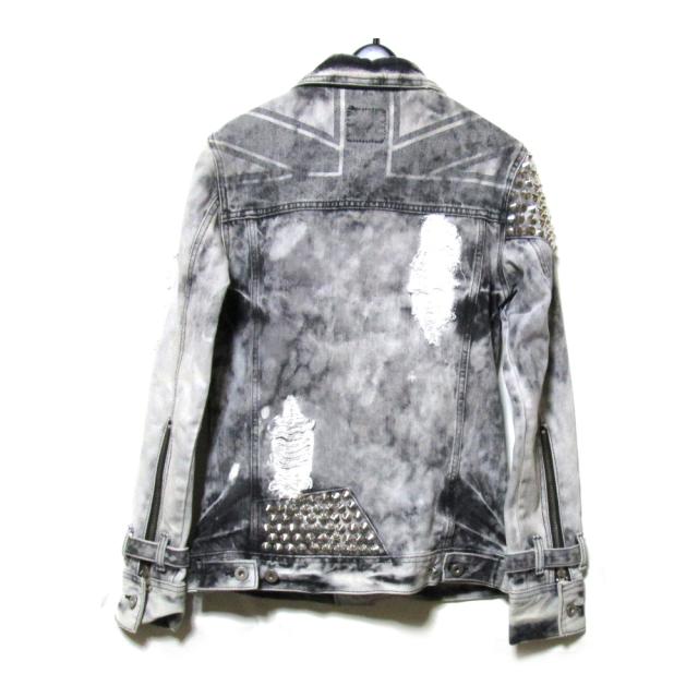 美品 Gladnews グラッドニュース アナーキースタッズデニムジャケット 黒 ジーンズ クラッシュ パンク 中古 の通販はau Pay マーケット Jimu
