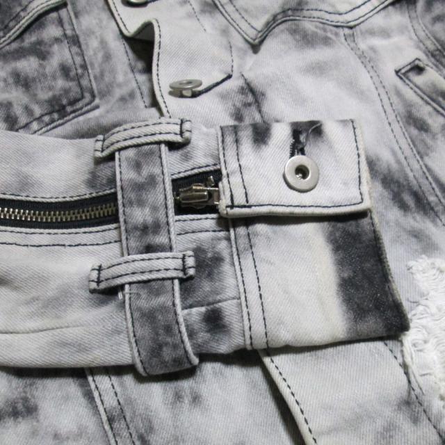 美品 Gladnews グラッドニュース アナーキースタッズデニムジャケット 黒 ジーンズ クラッシュ パンク 中古 の通販はau Pay マーケット Jimu