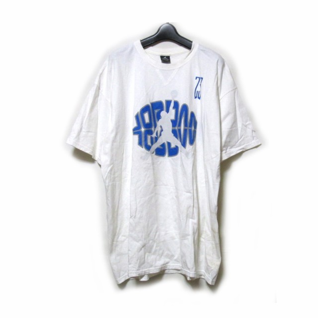 Vintage NIKE AIR JORDAN ヴィンテージ ナイキ エアジョーダン「XL」ウイングマークTシャツ (半袖 白) 127569  【中古】｜au PAY マーケット