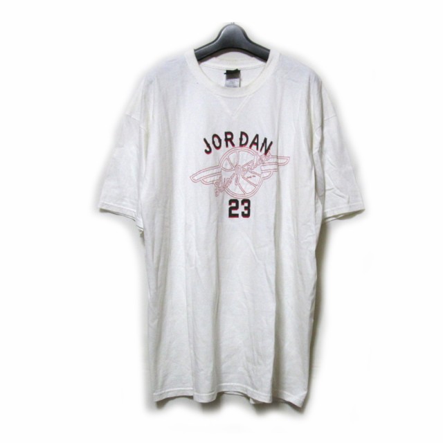 NIKE AIRJORDAN Tシャツ　XLサイズ　ホワイト柄デザインプリント