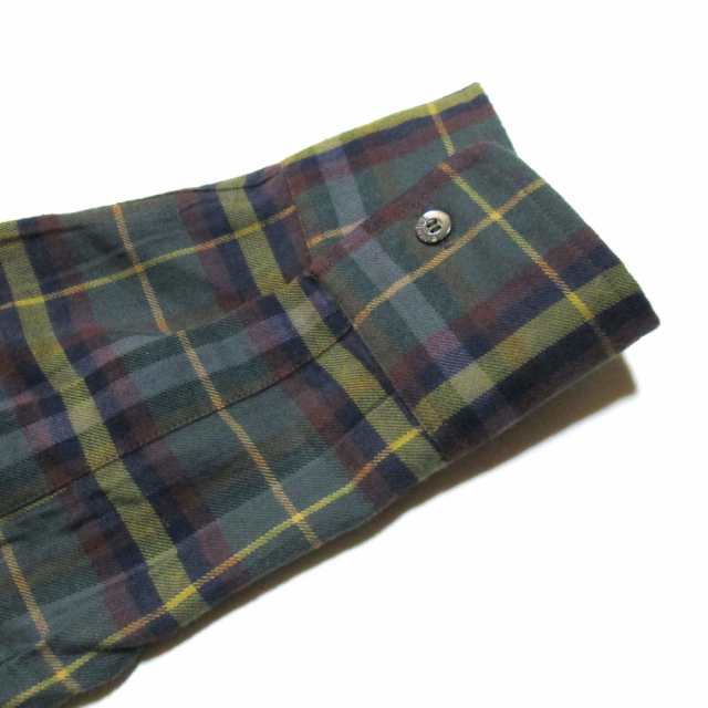 Vintage dunhill ヴィンテージ ダンヒル「40cm」イギリス製 タータンチェックネルシャツ (グリーン) 127573 【中古】｜au  PAY マーケット