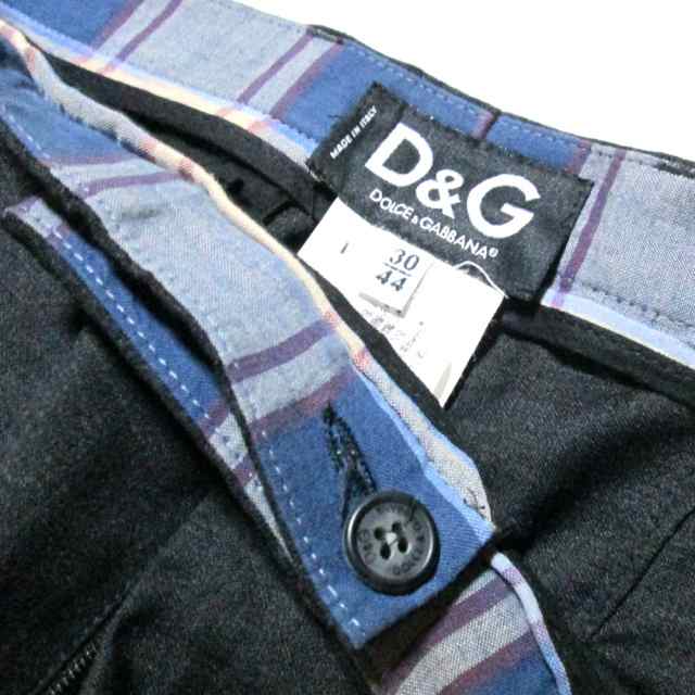 美品 D&G ディーアンドジー「30/44」イタリア製 定番スラックスパンツ ...