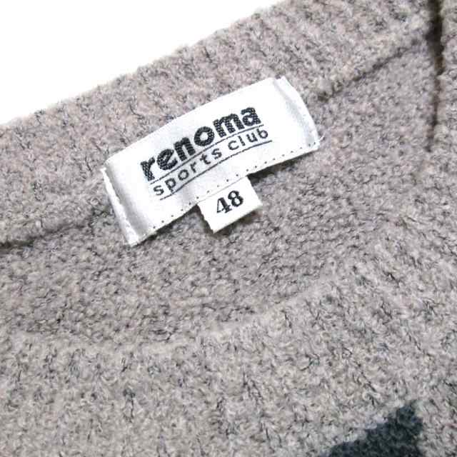 美品 Vintage renoma ヴィンテージ レノマ「48」レトロニットセーター