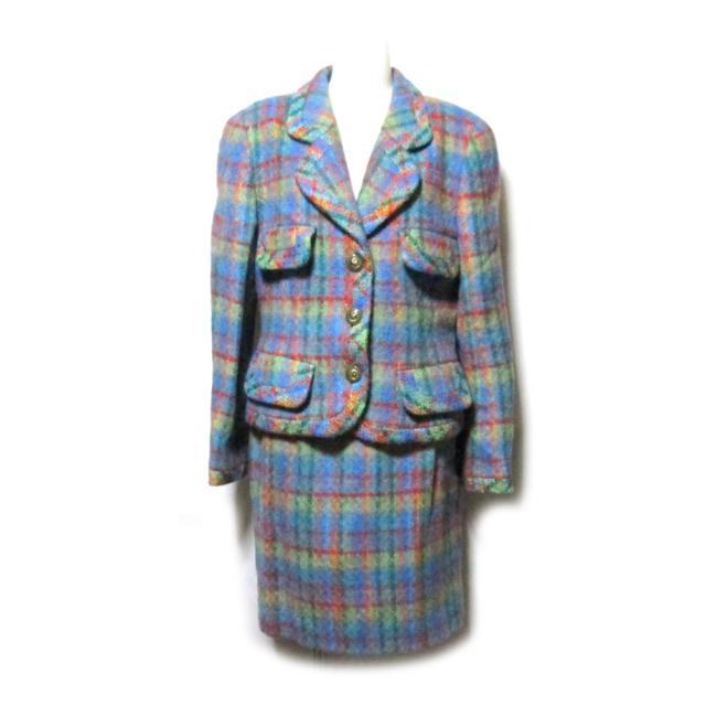 美品 Vintage Yuki Torii ヴィンテージ ユキ トリヰ 9 タータンチェックモヘアセットアップスーツ ユキトリイ 中古 の通販はau Pay マーケット Jimu