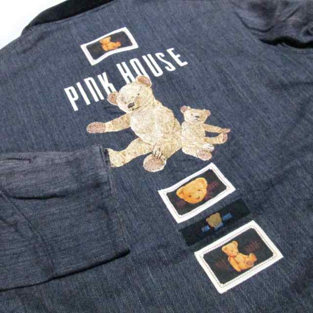 Vintage Pink House ヴィンテージ ピンクハウス テディベア刺繍デニムカバーオールジャケット ブルゾン の通販はau Pay マーケット Jimu