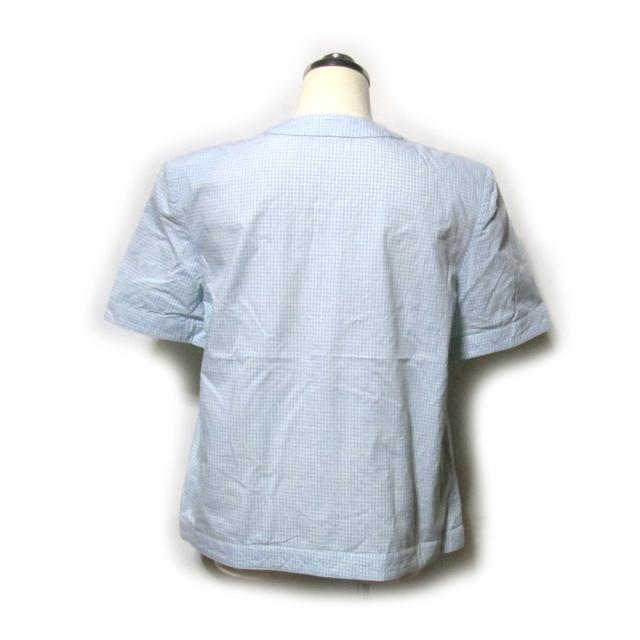 Vintage INGEBORG ヴィンテージ インゲボルグ「M」ギンガムチェックリボンブラウス (PINK HOUSE) 131595 【中古】