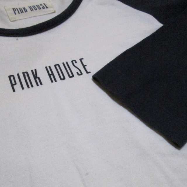 Vintage PINK HOUSE ヴィンテージ ピンクハウス「L」フラワーカーディガン.ロングTシャツ 2点セット 131930 【中古】｜au  PAY マーケット