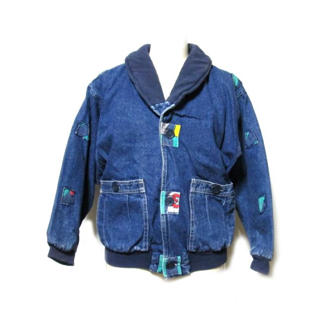 Vintage NAFNAF ヴィンテージ ナフナフ「40」ドルマンデニムブルゾン (ジャケット バブル) 132341 【中古】