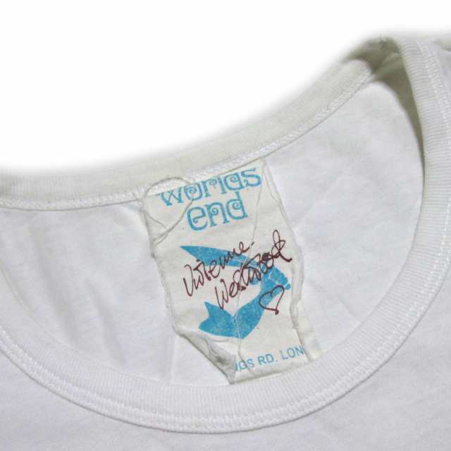 Vivienne Westwood worlds end ヴィヴィアンウエストウッド ワールズエンド「M」限定 イギリス製 AR Tシャツ  132497 【中古】｜au PAY マーケット