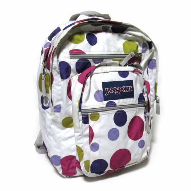 新品 JANSPORT リュックサック 未使用 ドット柄 バッグ ジャンスポーツ