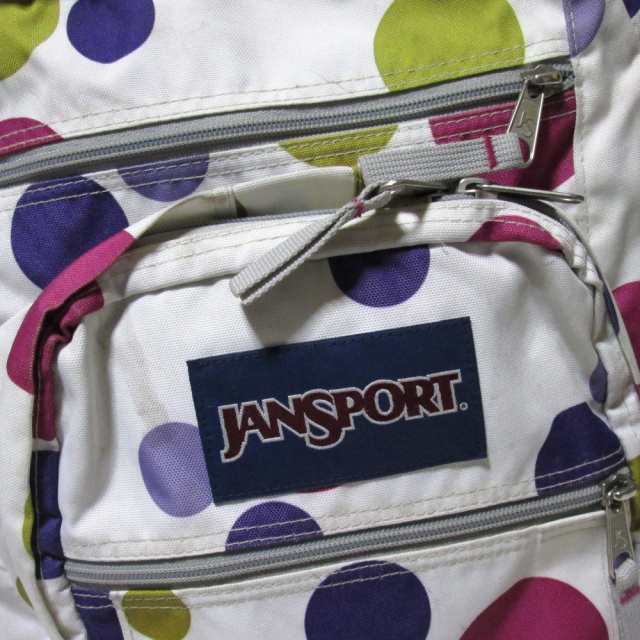 新品 JANSPORT リュックサック 未使用 ドット柄 バッグ ジャンスポーツ