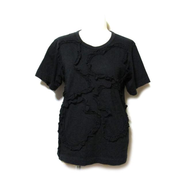 COMME des GARCONS GIRL 黒 フリル付き サイズ S位 COMME des GARCONS