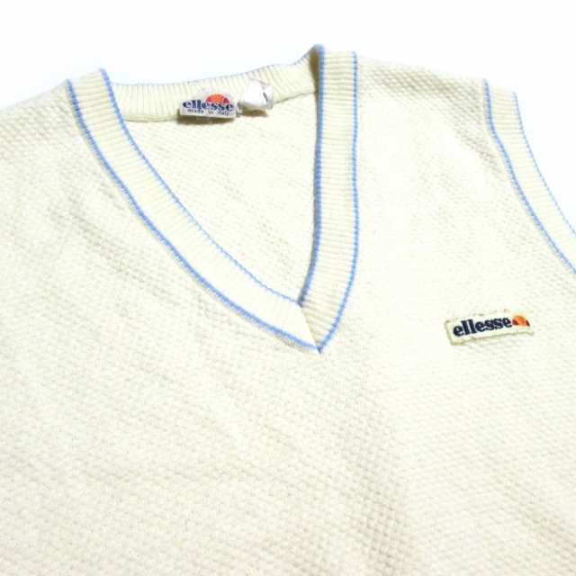 Vintage ellesse ヴィンテージ エレッセ「50」イタリア製 ワンポイント ...